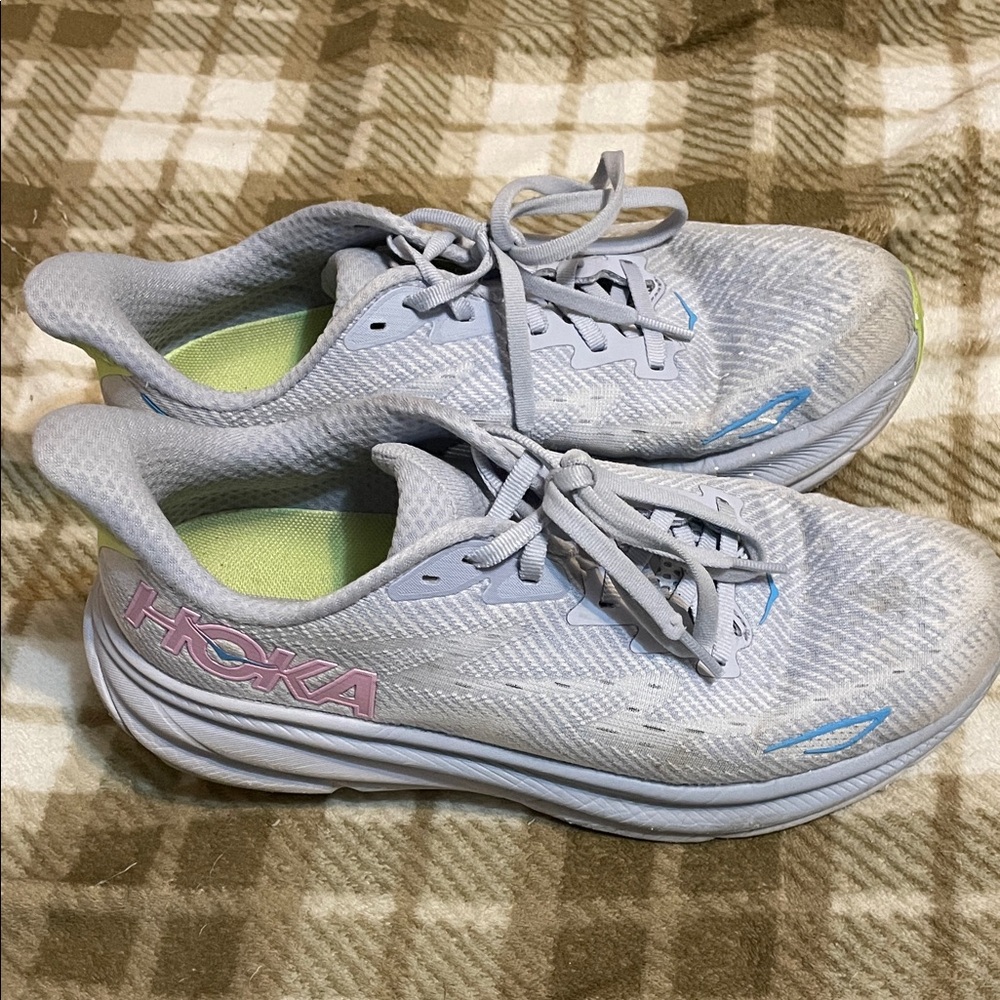 Hoka Women's Light Gray Athletic Shoes